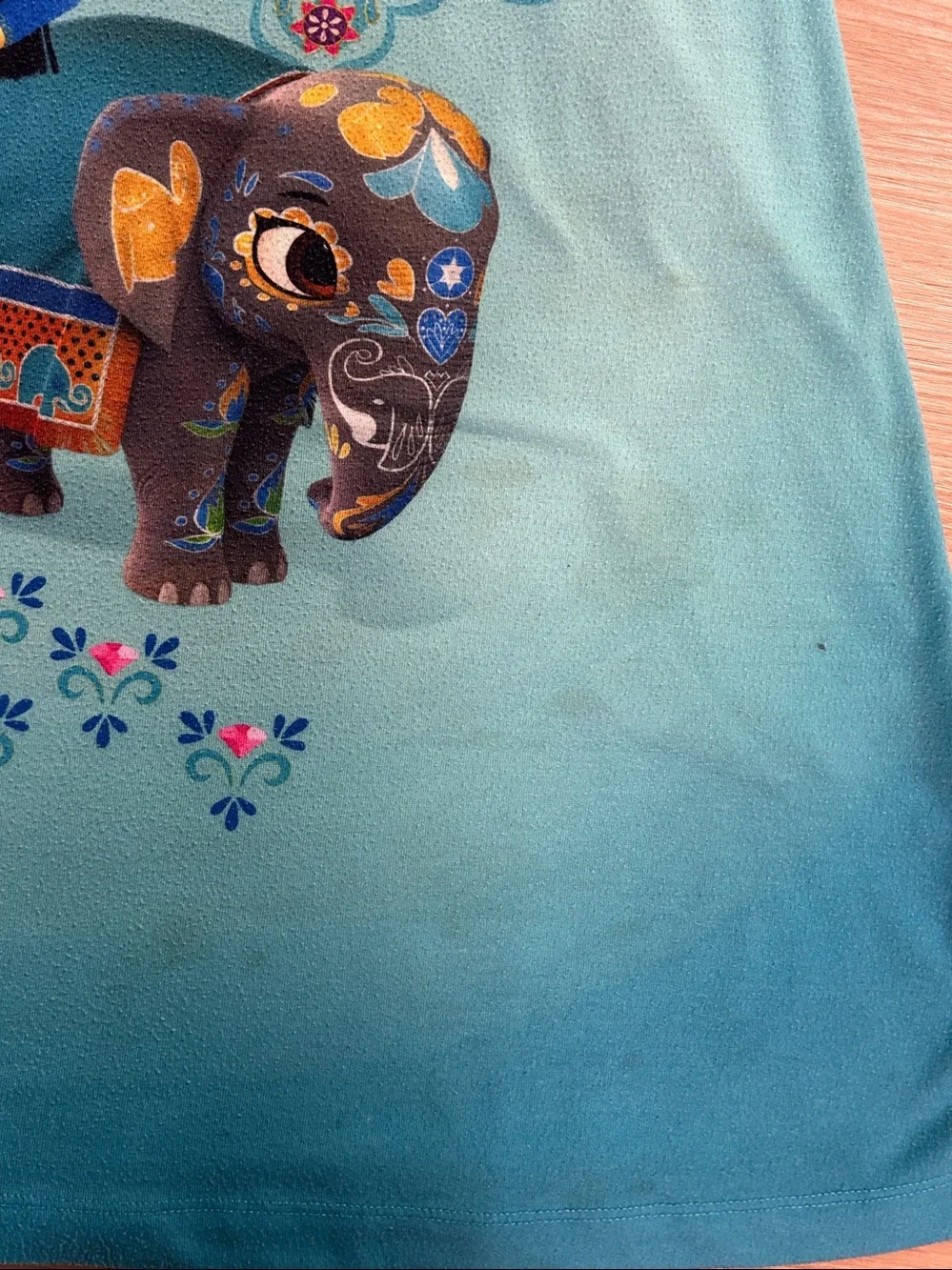 2 piece set Disney Mira and Encanto Nightshirt for girls, size 7-8 Blue Pajamas - Picture 15 of 15